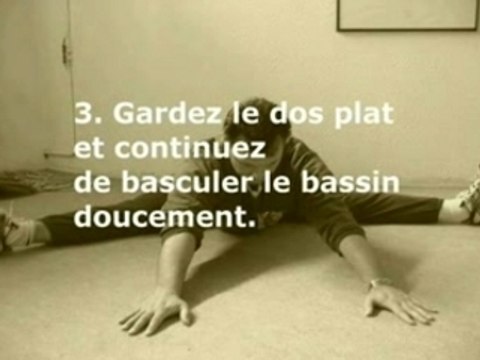 Stretching étirement assouplissement : l'écrasement facial