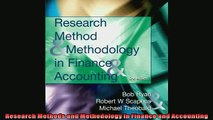 READ book  Research Methods and Methodology in Finance and Accounting  FREE BOOOK ONLINE