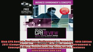 FREE DOWNLOAD  Bisk CPA Review Business Environment  Concepts  40th Edition 2011 Comprehensive CPA  DOWNLOAD ONLINE