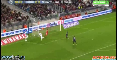 Zlatan Ibrahimovic super GOAL - Bordeaux 0-1 PSG
