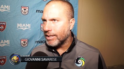 Giovanni Savarese da sus impresiones luego de tomar la punta en la NASL