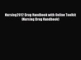 PDF Nursing2012 Drug Handbook with Online Toolkit (Nursing Drug Handbook) Free Books