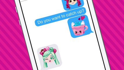 Shopkins Emoji Keyboard Conversation!