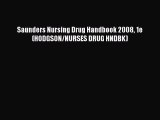 PDF Saunders Nursing Drug Handbook 2008 1e (HODGSON/NURSES DRUG HNDBK)  EBook