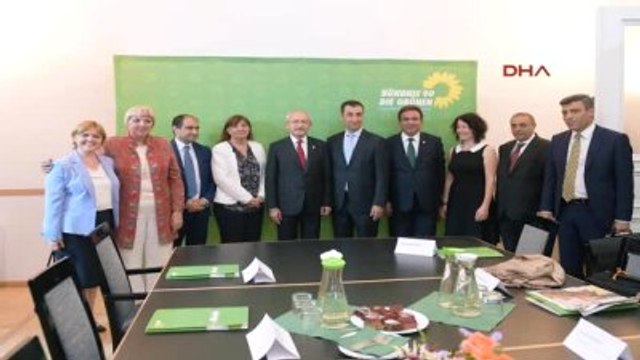 Kılıçdaroğlu, Yeşiller Partisi Genel Merkezi'ni Ziyaret Etti