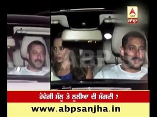Salman and Lulia Vantur spotted in Mumbai