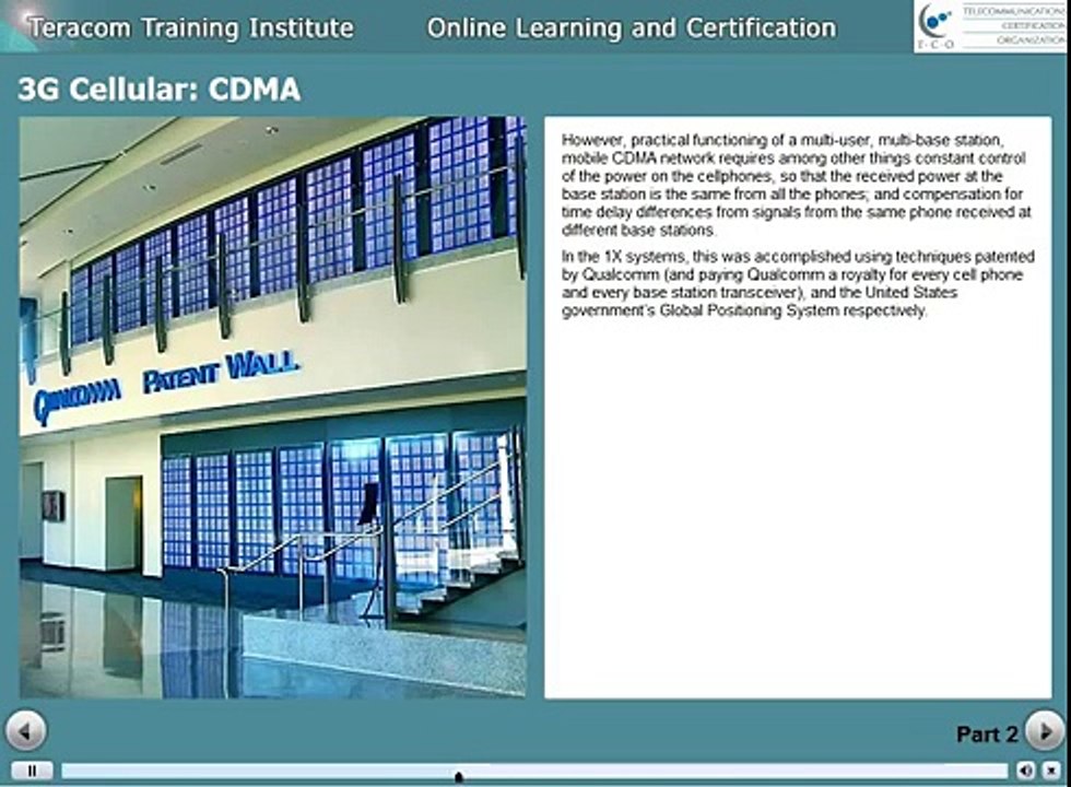 Wireless Training - 3G Cellular- CDMA