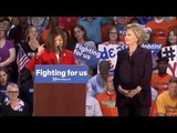 Supporter Introducing Hillary Clinton Awkwardly
