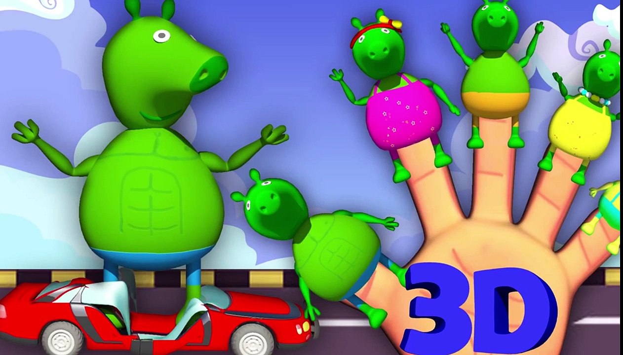 3 Tv kids zone Finger Family Nursery Rhymes   Spider man Peppa Pig Finger Family Song Collection