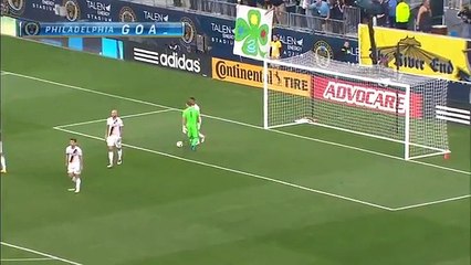 GOAL: Vincent Nogueira - Philadelphia Union 1-0 LA Galaxy - MLS - 11-05-2016