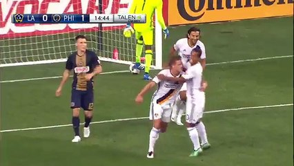 Robbie Rogers Goal -  Philadelphia Union 1-1 LA Galaxy - MLS - 11-05-2016