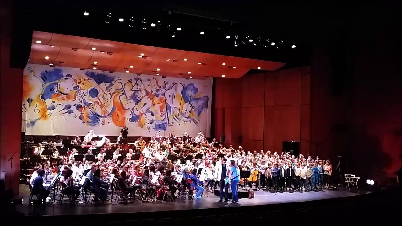 Ta musique nous remplit le coeur - Le Coeur des Notes - répétition au Grand Théâtre de Provence