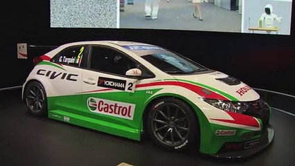 Honda Civic WTCC car at Geneva Auto Show 2014 - Video Dailymotion