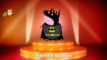 PEPPA PIG BATMAN Family Finger Song \ Nursery Rhymes Lyrics For Daddy Finger More Família