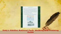 PDF  Italys Sibillini National Park Walking and Trekking Guide Free Books