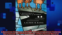 Free PDF Downlaod  A Monstrous Regiment of Women A Novel of Suspense Featuring Mary Russell and Sherlock READ ONLINE