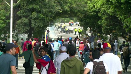 Venezuela tense as protesters march against president