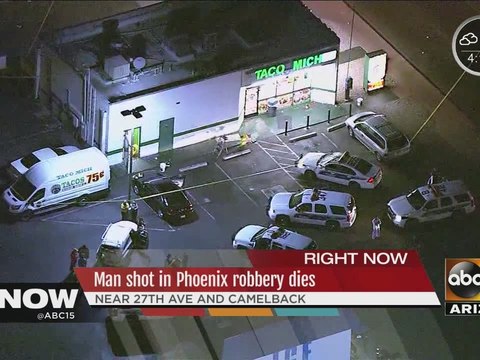 Man shot and killed during attempted robbery at taco shop
