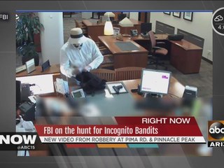FBI on hunt for incognito bandits