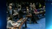Senadores discursam sobre o impeachment da presidente Dilma