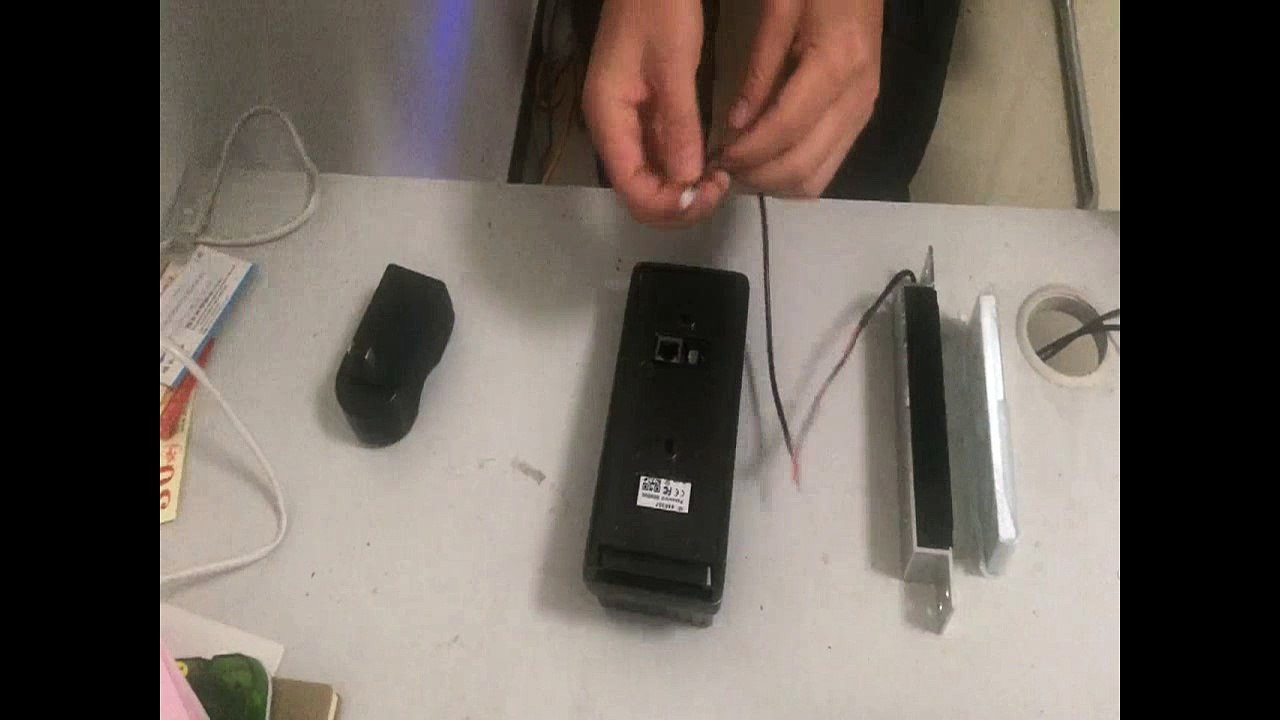 How to install electromagnetic lock for AlyBell smart wifi door bell