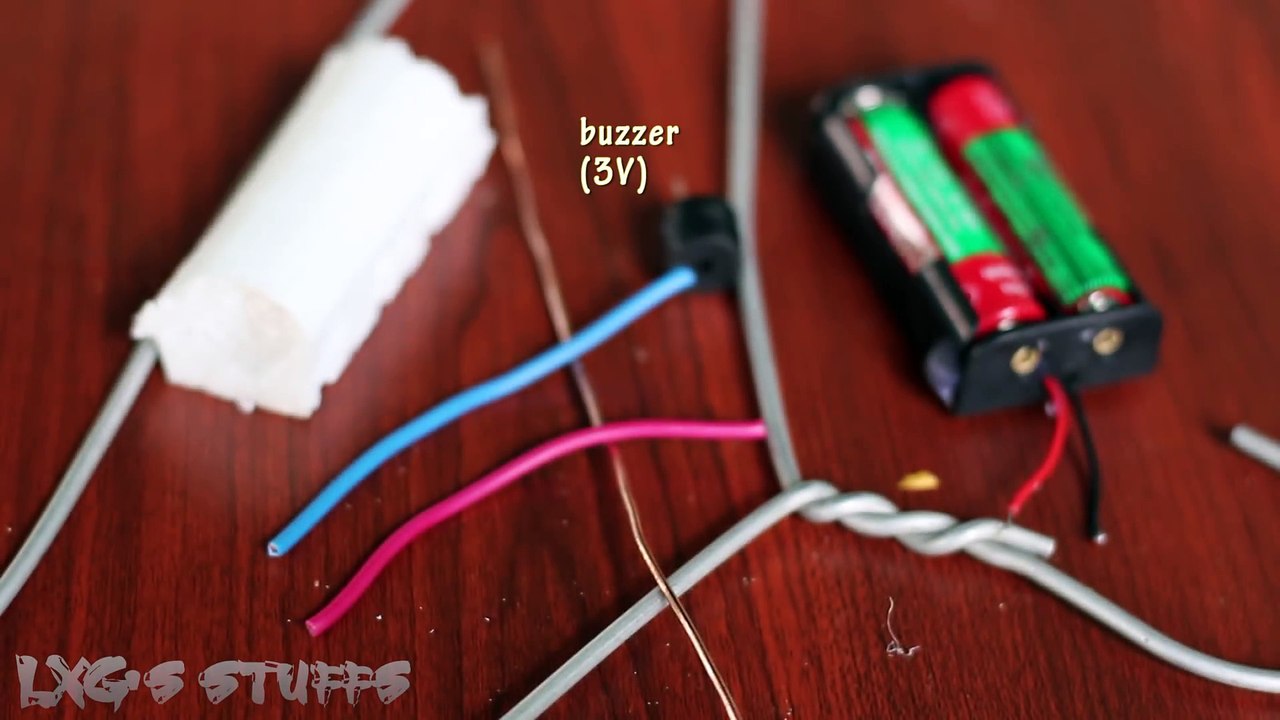 How to make a Water alarm