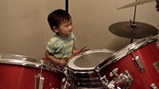 23 month old Drummer