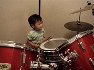 23 month old Drummer