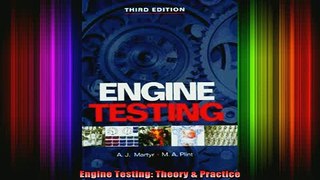 READ book  Engine Testing Theory  Practice Full EBook