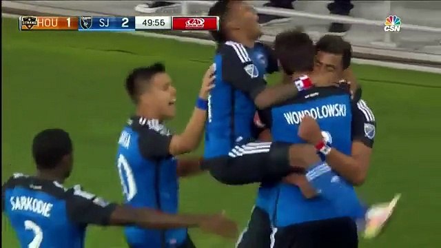 Anibal Godoy Goal - San Jose Earthquakes 2-1 Houston Dynamo - MLS - 11-05-2016