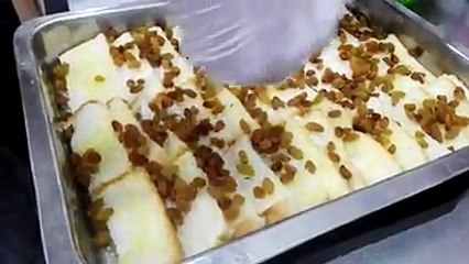 A Tutorial Of Making Bread & Butter Pudding.