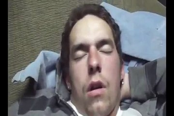 Friends woken guy with bad Joke.