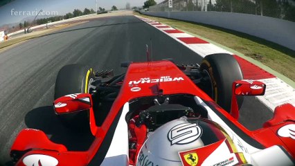 F1-Direct.Com - Barcelone vue par Vettel (italien)