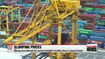 Export prices fall for two months in a row in April