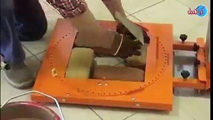 طريقة مبتكرة لعمل أعمدة مباني حلزونية