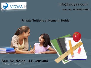 Look for the perfect home tutors in Noida