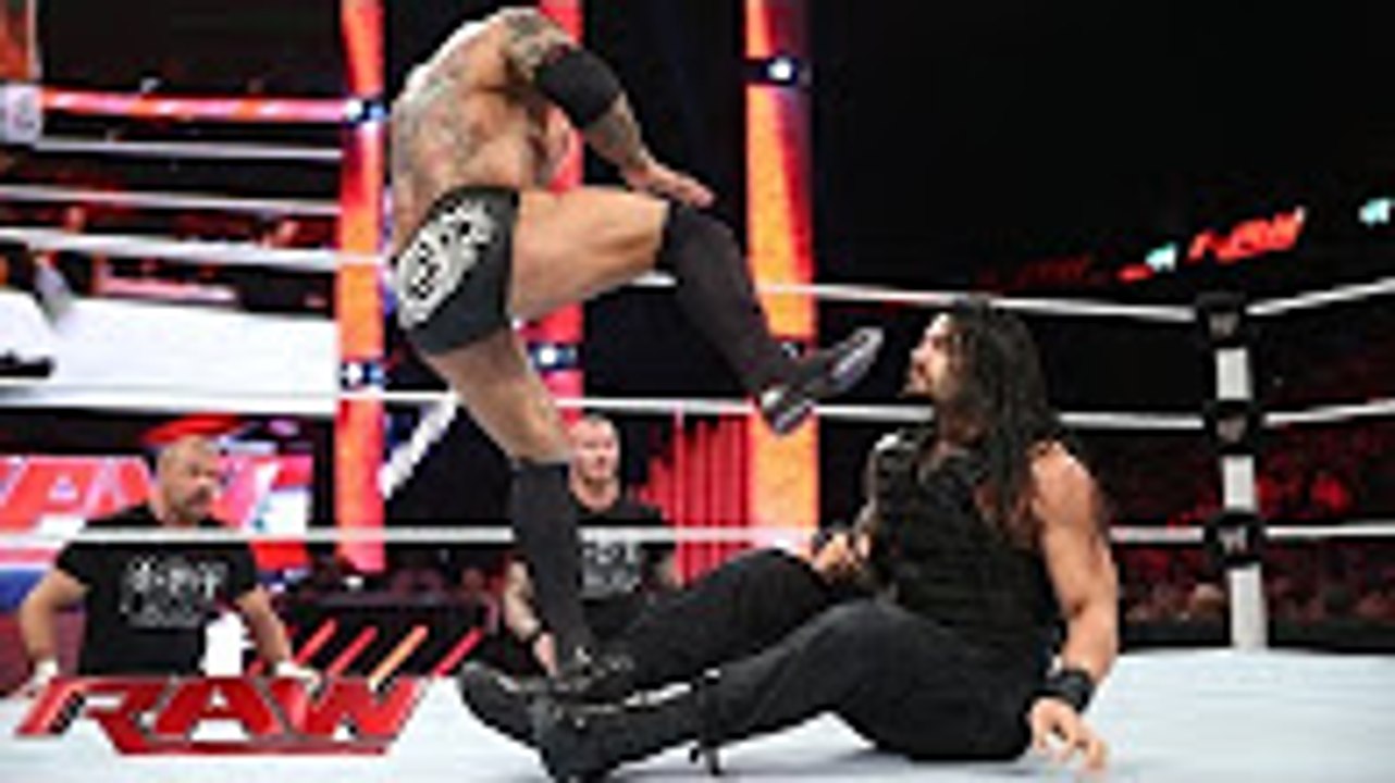 WWE Raw 2016 : Roman reigns vs Bartista Full Show