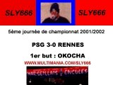 Soccer - Ronaldinho & Okocha - PSG vs Rennes