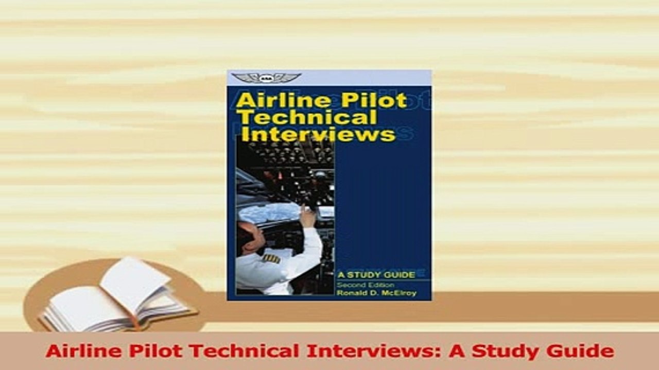 PDF  Airline Pilot Technical Interviews A Study Guide Download Online