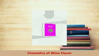 Download  Chemistry of Wine Flavor Free Books