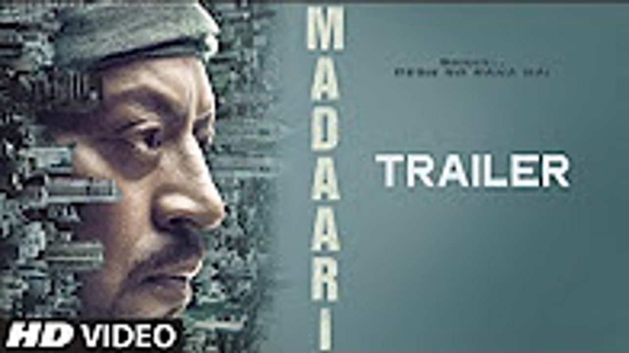 MADAARI Official Trailer 2016 _ Irrfan Khan, Jimmy Shergill _ T-Series