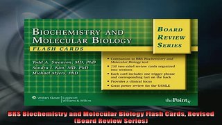 DOWNLOAD FREE Ebooks  BRS Biochemistry and Molecular Biology Flash Cards Revised Board Review Series Full Ebook Online Free