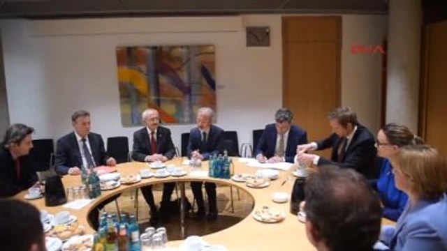 Kılıçdaroğlu, Alman Sosyal Demokrat Partisi Meclis Grubu Başkanı Oppermann?la Görüştü