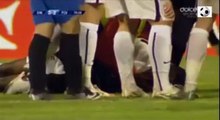 Patrick Ekeng from Dinamo Bucharest collapses, and died on the pitch during a football match