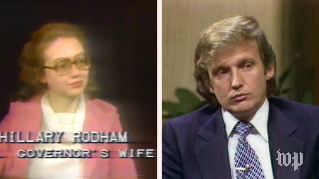 What Hillary Clinton and Donald Trump were like in their 30s