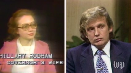What Hillary Clinton and Donald Trump were like in their 30s