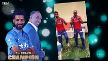 New Video of Ravindra Jadeja Dance With Dwayne Bravo Dance On Dj Bravo Champion Song