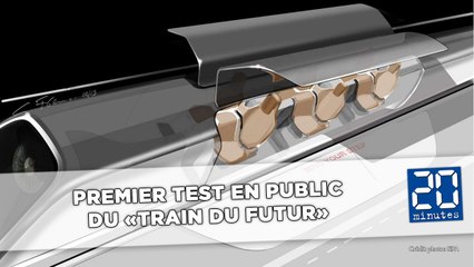 Premier test en public du «train du futur»