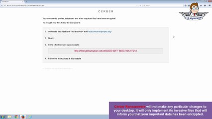 Delete Cerber Ransomware