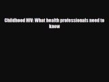 [PDF] Childhood HIV: What health professionals need to know Download Online